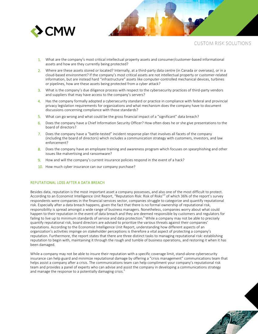 What Directors Really Need To Know About Cyber Insurance